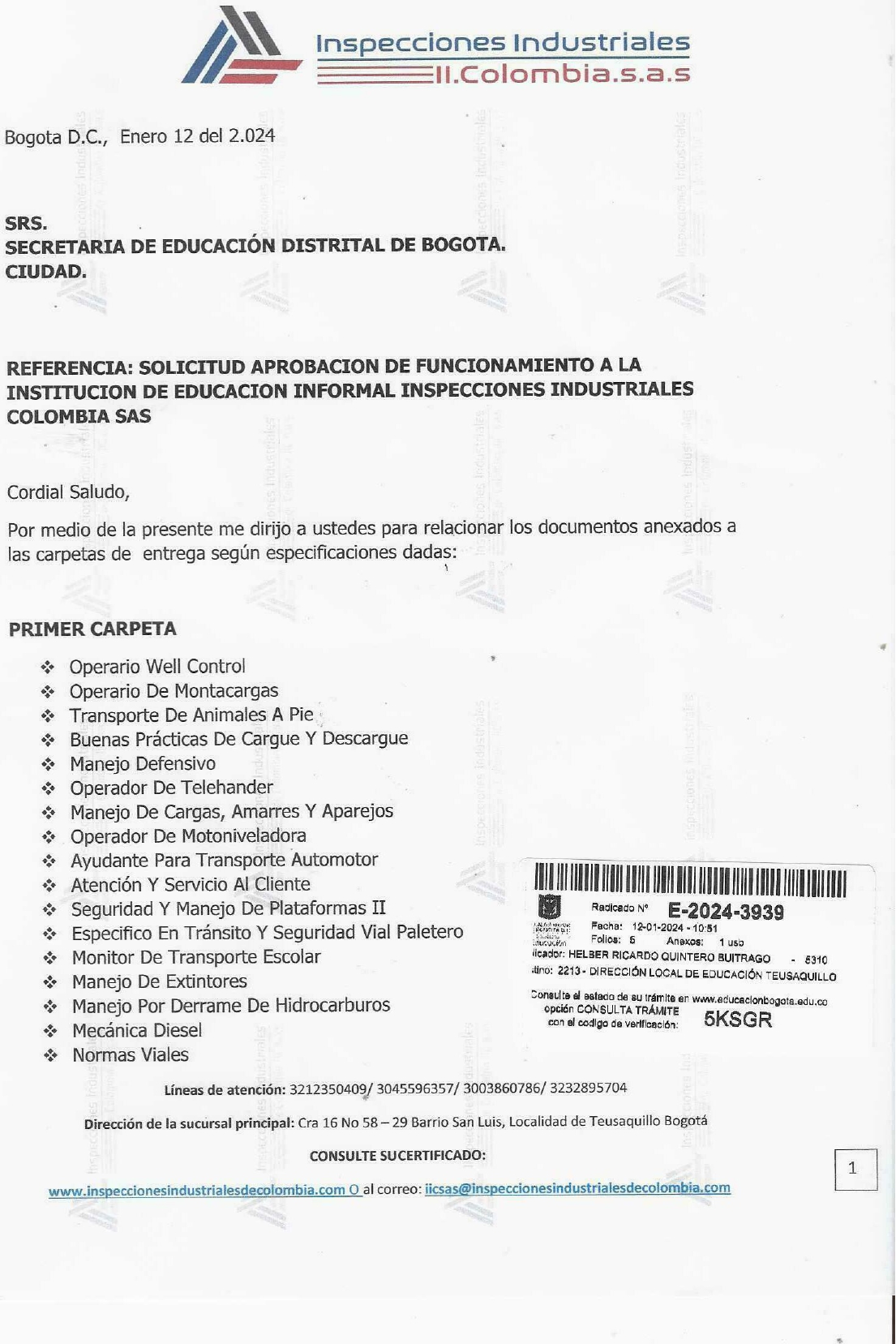 Certificación 2