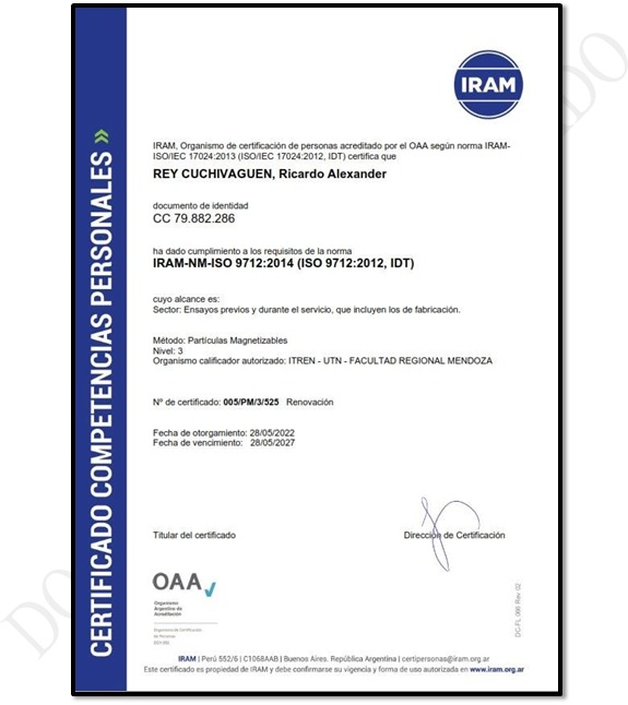 Certificación 1